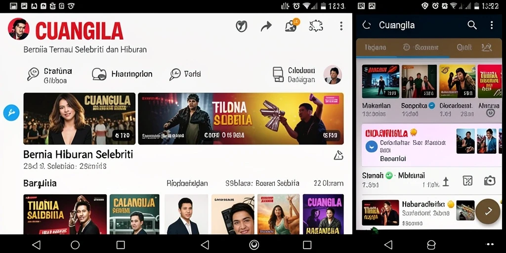 Tampilan antarmuka aplikasi CUANGILA yang menarik dan informatif.