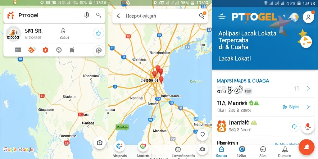 Tampilan antarmuka PTTOGEL yang memudahkan pemantauan lokasi.